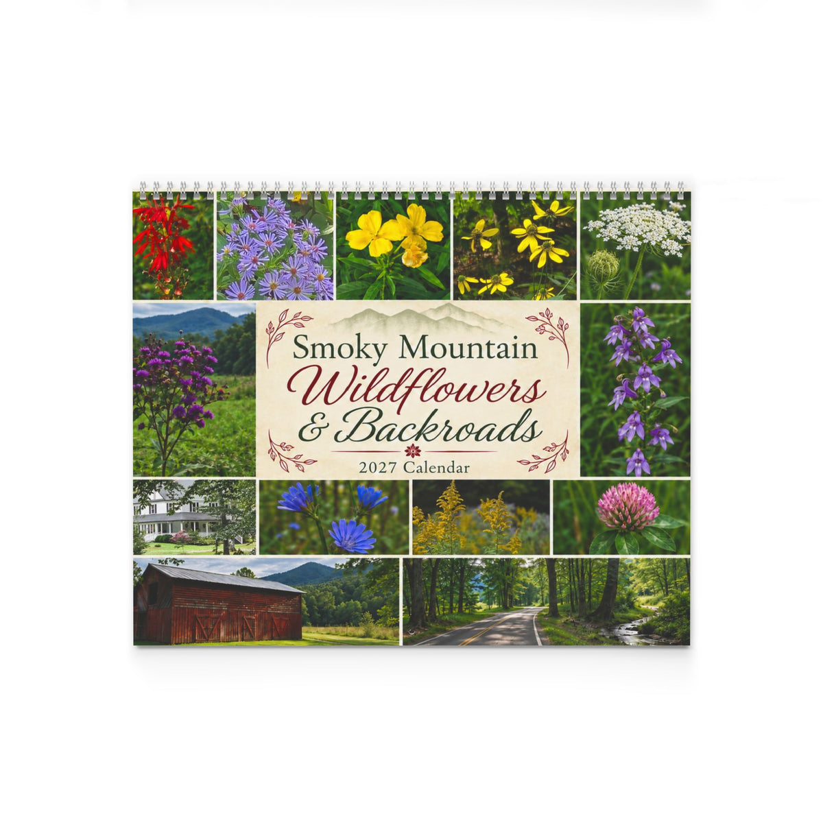 Smoky Mountain Wildflowers and Backroads 2027 Wall Calendar