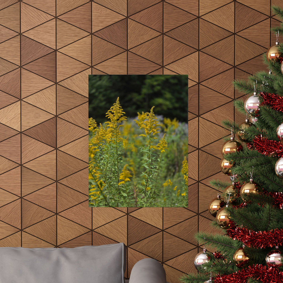 Goldenrod at Golden Hour — Blue Ridge Wildflowers Poster