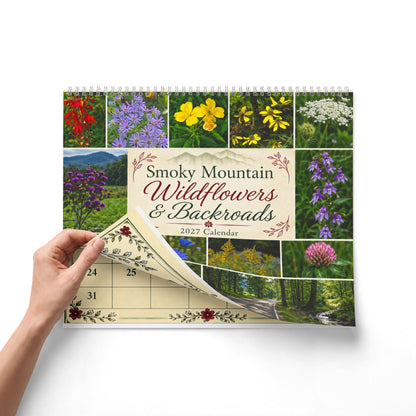 Smoky Mountain Wildflowers and Backroads 2027 Wall Calendar