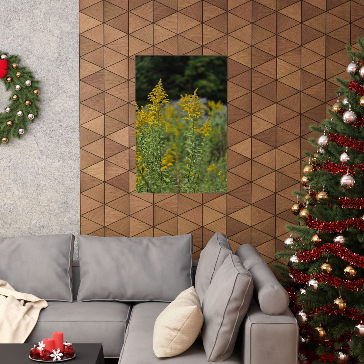 Goldenrod at Golden Hour — Blue Ridge Wildflowers Poster