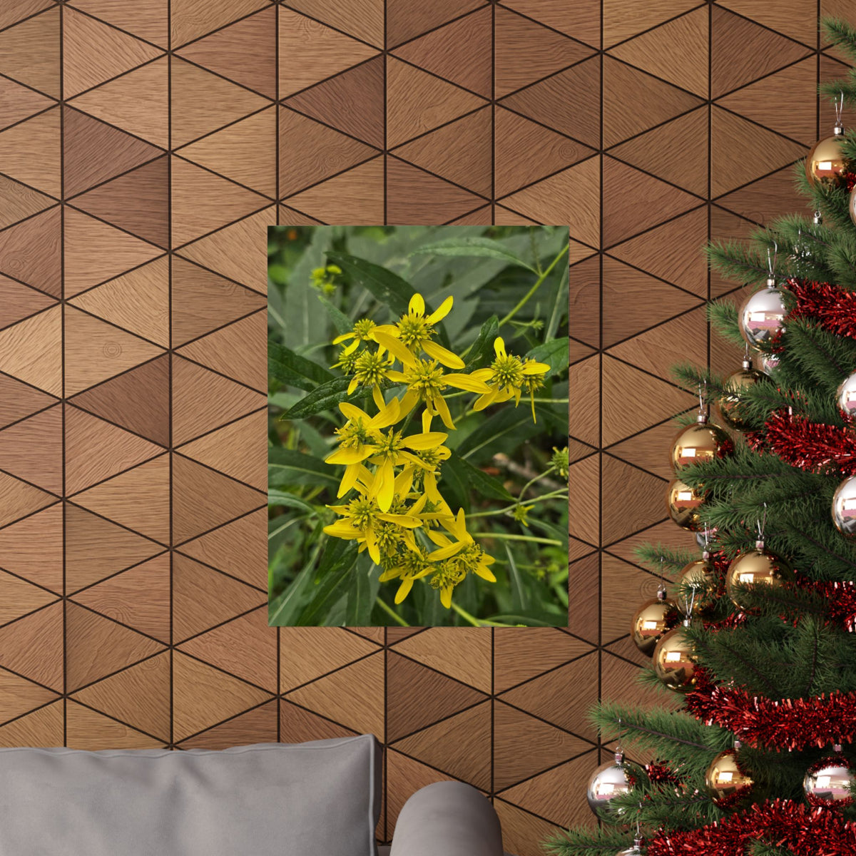 Wingstem — Blue Ridge Wildflowers Poster