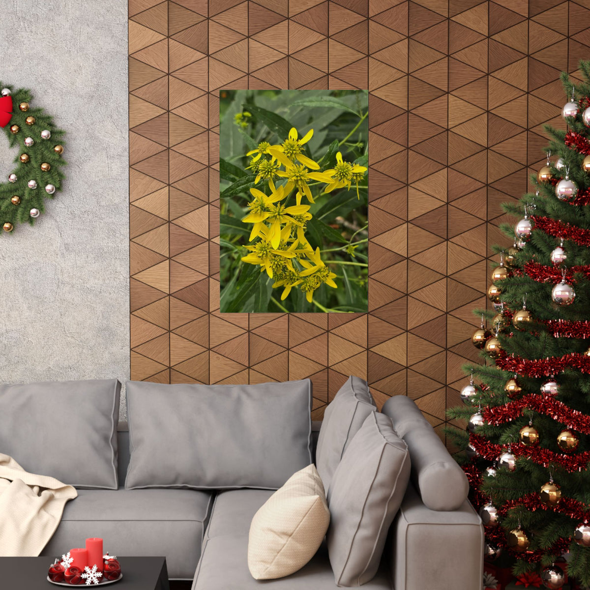 Wingstem — Blue Ridge Wildflowers Poster